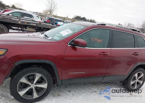 2019 Jeep Cherokee Limited 4X4 z USA, uszkodzony, nr VIN 1C4PJMDX1KD364983